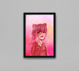 Lady Pink RGB Frame