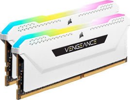 Corsair Vengeance RGB Pro SL 16GB (2 x 8GB) 3600Mhz DDR4 White SDRAM (PC4 28800) Intel XMP 2.0 Desktop Memory