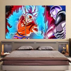 Custom Color Full Guko Wall Art Design 3 panel 45x65 3x cm