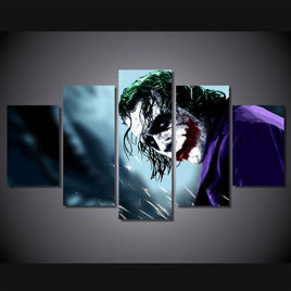 Custom Joker Wall Art Design 5 panel 35x60 35x80 35x100 cm