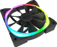 NZXT AER RGB 2 120mm Case Fan for Hue 2 Black, CAM-powered for seamless software control