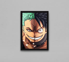 One Piece Zoro and Luffy Split RGB Frame