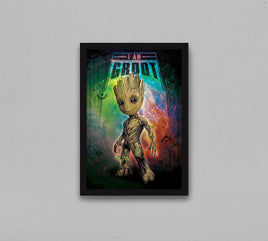 Marvel Guardians of the Galaxy I Am Groot RGB Frame