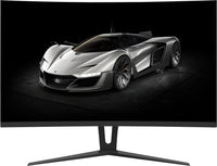 GameMax GMX27C144, 27 inch LED 144Hz Gaming Curved Monitor - Full HD 1080p, 4ms Response - Black
