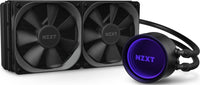 NZXT Kraken X53, 240mm AIO RGB CPU Liquid Cooler, Rotating Infinity Mirror Design, Improved Pump, RGB Connector, AER P 120mm Radiator Fans (2 Included)