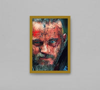 Vikings Ragnar Lothbrok Art RGB Frame