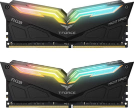 TeamGroup T-Force Night Hawk RGB 16GB (2 x 8GB) 3200Mhz DDR4 SDRAM (PC4 25600) Desktop Memory - Black