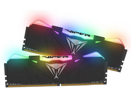 Patriot Viper Gaming RGB Series DDR4 DRAM 3200MHz 16GB Kit ( 2 x 8 ) - Black - RGB Color