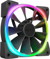 NZXT AER RGB 2 120mm Case Fan for Hue 2 Black, CAM-powered for seamless software control