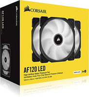 Corsair AF120 LED Low Noise Cooling Fan Triple Pack - White Cooling