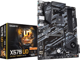 Gigabyte X570 UD, Advanced Thermal Design with Enlarge Heatsink, PCIe 4.0 x4 M.2 Connector, PCIe 4.0 x16 Slot Armor with Ultra Durable