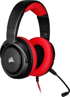 Corsair HS35 Stereo Gaming Headset , Memory Foam Earcups - Headphones Work with PC, Mac, Xbox One, PS4, Switch, iOS and Android — Red