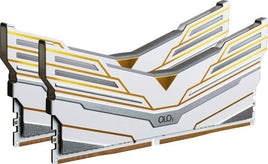 Oloy DDR4 Ram 16GB (2x8GB) Warhawk Aura Sync RGB 3600 MHz CL18 1.35V 288-Pin Desktop Gaming Memory - White