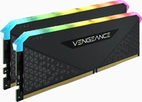 Corsair Vengeance RGB RS 16GB (2 x 8GB) 3200MHz DDR4 DRAM, C16 Memory Kit, Black