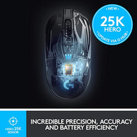 Logitech G903 LIGHTSPEED Wireless Gaming Mouse With Hero Sensor – Black