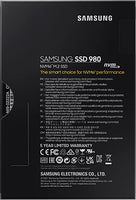Samsung 980 1 TB PCIe 3.0 NVMe M.2 (up to 3.500 MB/s) Internal Solid State Drive (SSD)