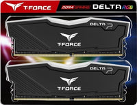 Team Group T-Force Delta RGB 16GB (2 x 8GB) 3200Mhz DDR4 SDRAM (PC4 25600), Unbuffered, Aluminum Heat Spreader