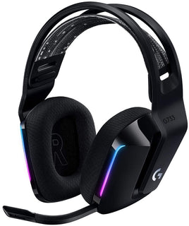Logitech G733 LightSpeed Wireless RGB Gaming Headset, Black/White/Lilac/Blue