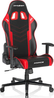 DXRacer Prince Series P132 Gaming Chair, 1D Armrests with Soft Surface, Black and White/Pink and White/Black/Black and Red/Black and Blue/Blue and White/Red and Black