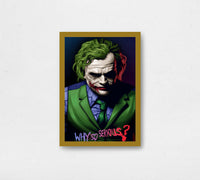 Joker Why So Serious RGB Frame
