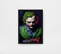 Joker Why So Serious RGB Frame