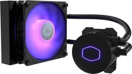 Cooler Master Masterliquid ml120L RGB V2, Close-Loop Aio Cpu Liquid Cooler, 120 Radiator, Sickleflow 120mm, RGB Lighting