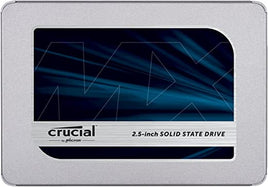Crucial MX500 1TB 3D NAND SATA, 2.5 inch 7mm with 9.5mm adapter Internal SSD Blue/Gray