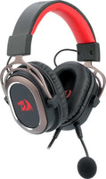 Redragon H710 Helios USB Wired Gaming Headset - 7.1 Surround Sound - Memory Foam Ear Pads - 50MM Drivers - Detachable Microphone | H710