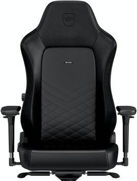 Noblechairs Hero Gaming Chair, 4D Armrests, Adjustable Lumbar Support, Class 4 Gas Lift, 60mm Casters, Max Load Up To 150kg, Aluminium Base, Black