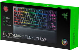 Razer Huntsman V2 Tenkeyless Optical Gaming Keyboard, Linear Red/Purple Switch