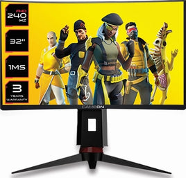 GAMEON 32" FHD, 240Hz, 1ms Curved Gaming Monitor