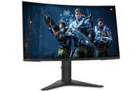 Lenovo G27c-10 27" FHD VA Curved Monitor, 1500R M Curvature, 1ms Response Time, 165Hz Refresh Rate, 1920 x 1080 Resolution, HDMI +DP, Freesync, LT, WLED