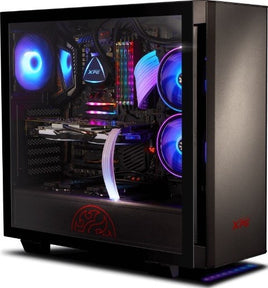 XPG Invader ARGB Controlled Mid Tower Gaming case, 4mm Tempered Glass, 360mm radiator Support Black
