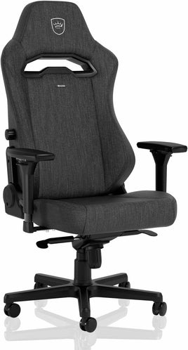 Noblechairs Hero ST Anthracite - Limited Edition Gaming Chair, 4D Armrests, Adjustable Lumbar Support, Design For Users Up To 150kg, 60mm Wheels, 90°-135° Adjustable Degree, Black - Gray