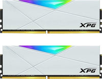 XPG SPECTRIX D50 RGB 16GB (2 x 8GB) DDR4 3600MHz White CL18 Desktop Memory