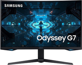 Samsung 32'' Odyssey G7 WQHD 1000R Curved Gaming Monitor, 240Hz Refresh Rate,1ms Response Time, Nvidia G Sync& FreeSync, QLED, Black