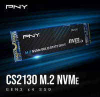 PNY CS2130 1TB M.2 2280 Internal Solid State Drive (SSD), Read up to 3,500, PCIe Gen3 x4, 3D Flash Memory Nand