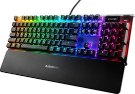 SteelSeries Apex 7 Mechanical Gaming Keyboard, Aircraft Grade Aluminum Alloy, Red Mechanical Gaming Switches