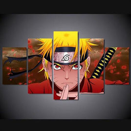Custom Naruto Kageboshi Wall Art Design 5 panel 35x60 35x80 35x100