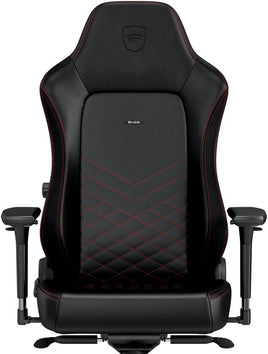 Noblechairs Hero Gaming Chair, 4D Armrests, Adjustable Lumbar Support, Class 4 Gas Lift, 60mm Casters, Max Load Up To 150kg, Aluminium Base, Black / Red