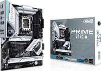 Asus Prime Z690-A Intel LGA 1700 Express Motherboard, 4x DDR5, SATA 6Gb/s, M.2 PCI-E NVMe, USB 3.2, PCI-Express 5.0 16x