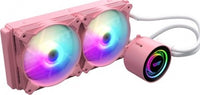 DarkFlash Aigo Twister DX240 Pink ARGB All-in-One 240mm Liquid CPU Cooler with Addressable RGB Fan Pink