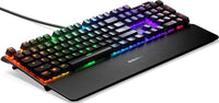 SteelSeries Apex 7 Mechanical Gaming Keyboard, Aircraft Grade Aluminum Alloy, Red Mechanical Gaming Switches