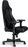 Noblechairs Hero Gaming Chair, 4D Armrests, Adjustable Lumbar Support, Class 4 Gas Lift, 60mm Casters, Max Load Up To 150kg, Aluminium Base, Black